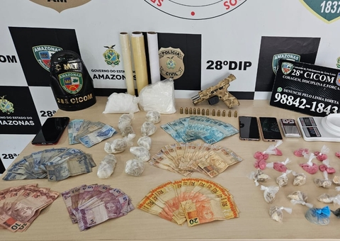 Membros do 'tribunal do crime' são presos com armas e drogas na Zona Norte