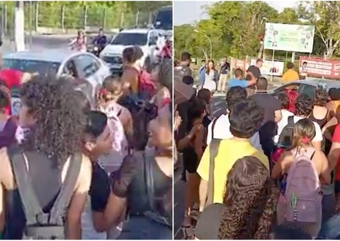 Vídeo mostra aluno e professor da Ufam sendo atropelados durante manifestação
