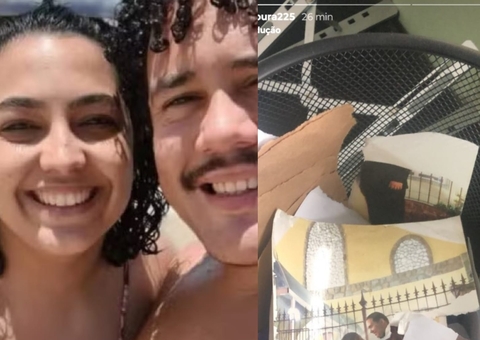 Esposa de Lucas Buda rasga fotos de casal e declara torcida por Davi: 'me acham vingativa'