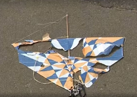 Menina quase é degolada por linha de cerol enquanto andava de bicicleta