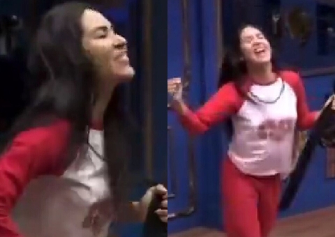 Isabelle é surpreendida com toada do Boi Garantido após Paredão