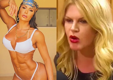 Val Marchiori detona corpo de Gracyanne Barbosa: 'aquilo é um homem'