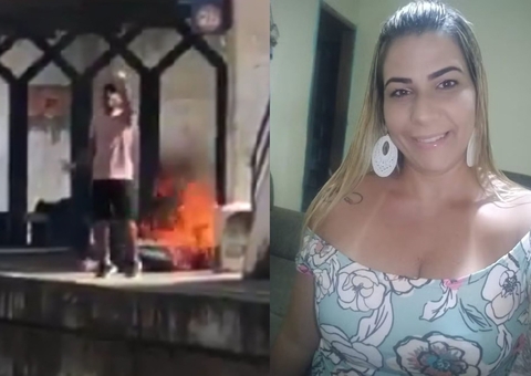 Mulher tem o corpo incendiado após ex não aceitar término; imagens fortes