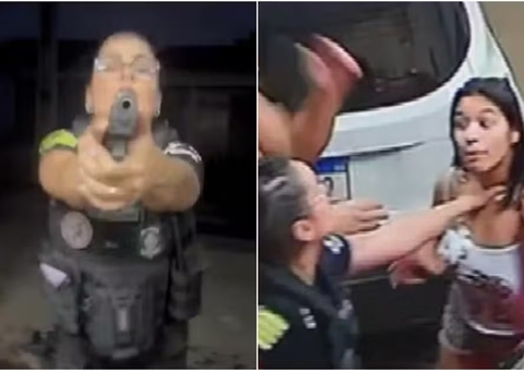 Novas imagens mostram policial agarrando pescoço de moradora em invasão de casa errada