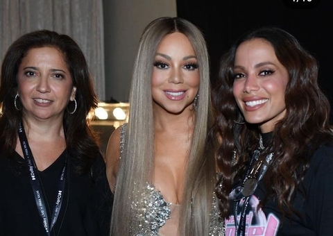 Anitta comemora encontro com Mariah Carey: 'minha cantora favorita'