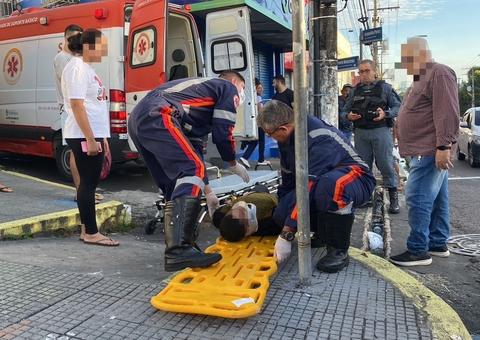 Homem fica ferido ao ser atropelado por carro no bairro Educandos