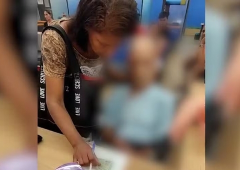 Idoso levado por mulher ao banco estava morto há 2 horas, diz Samu