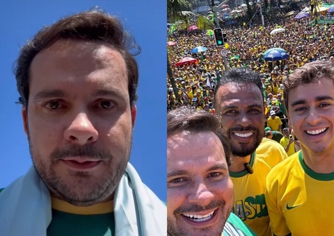 Políticos do Amazonas participam de ato em Copacabana com Bolsonaro