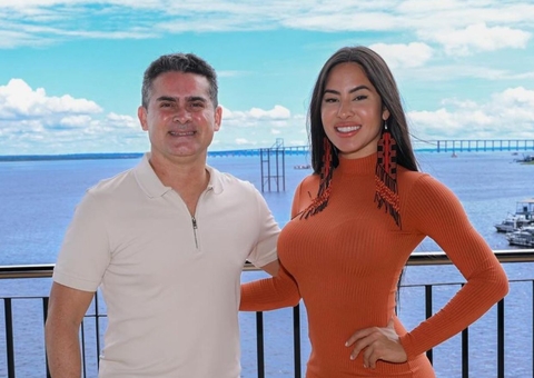 Isabelle agradece apoio do prefeito de Manaus em encontro no mirante Lúcia Almeida