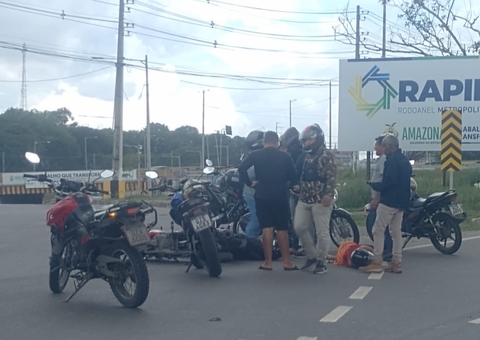 GPS mostra caminho errado e motociclista por app acaba sofrendo acidente em Manaus
