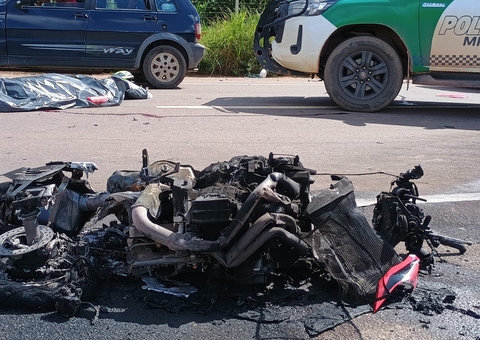 Motociclista morre em grave acidente com carro na AM-070