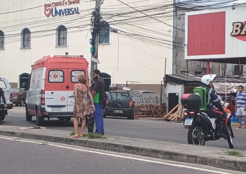 Homem se assusta com cachorro e é atropelado na Avenida Cosme Ferreira