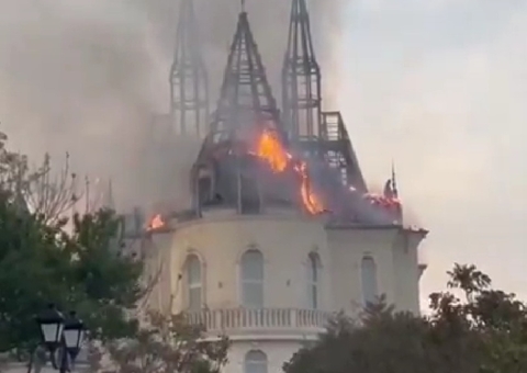 Ataque russo ao 'Castelo do Harry Potter' na Ucrânia deixa 4 mortos; vídeo