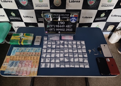 Dupla é presa por furtar cofre de estabelecimento comercial em Lábrea