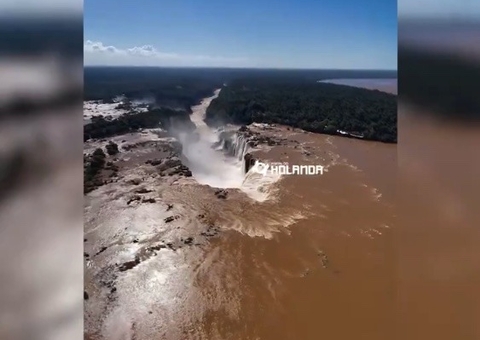 Vazão das Cataratas do Iguaçu está três vezes acima do normal; veja vídeo