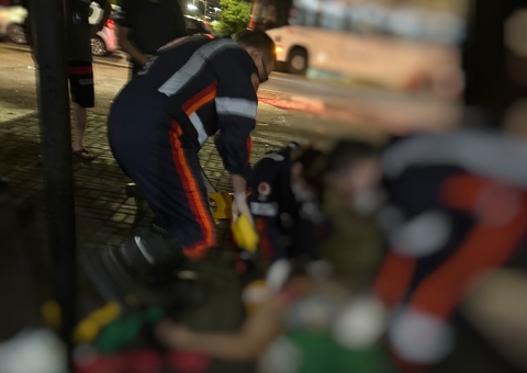 Briga entre moradores de rua termina com ferido a terçadada no Cachoeirinha