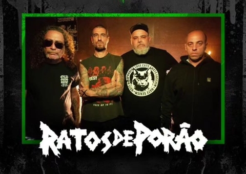 Ratos do Porão celebram 40 anos com show em Manaus