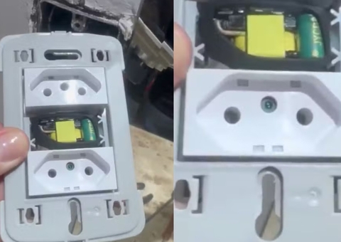 Vídeo: Casal encontra câmera escondida em tomada de quarto em motel