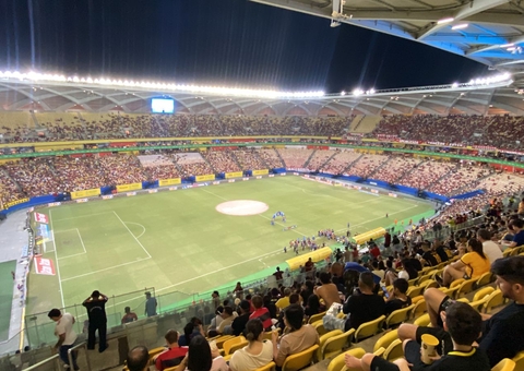 Arena da Amazônia ‘ferve’ com jogo entre Amazonas e Flamengo pela Copa do Brasil