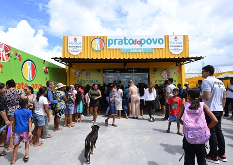 Nova unidade ‘Prato do Povo’ é inaugurada no Tarumã; refeição é gratuita