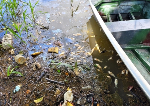 Polícia dá detalhes sobre trio preso suspeito de poluir Lago Puraquequara