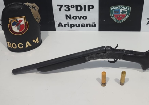 Matador profissional troca tiros com a Rocam em Novo Aripuanã