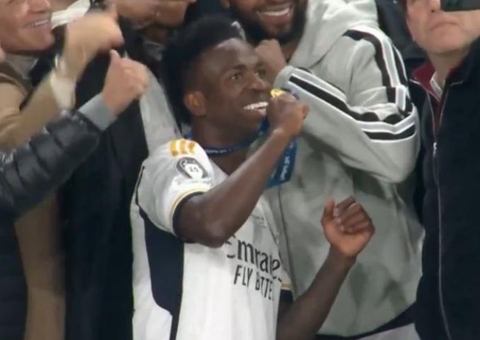 Vini Jr. e Jay-Z fazem selfie juntos após vitória na Champions League; veja vídeo