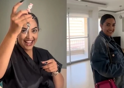 Camila Moura, ex de Buda, comemora apartamento em SP: 'realizando um sonho'