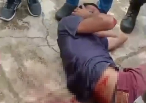 Vídeo mostra criminoso levando surra após assalto frustrado em Manaus