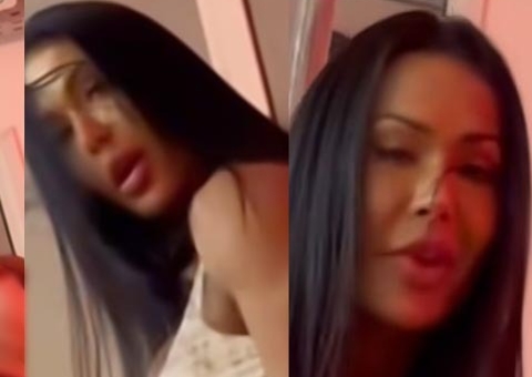 Gracyanne Barbosa chama atenção com movimento ousado no pole dance