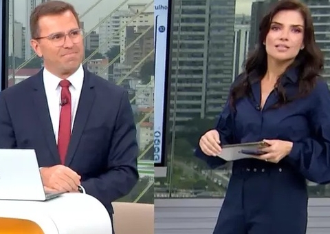 Climão? Apresentadores da Globo se estranham ao vivo