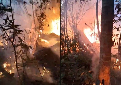 Piloto e passageiro morrem carbonizados após avião cair após decolagem; vídeo