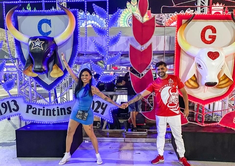 Ela é Caprichoso, ele é Garantido: Casal deixa rivalidade de lado em nome do amor