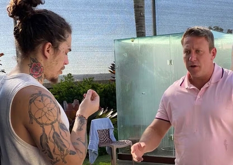 Sergio Hondjakoff faz visita a Whindersson Nunes na mansão do humorista