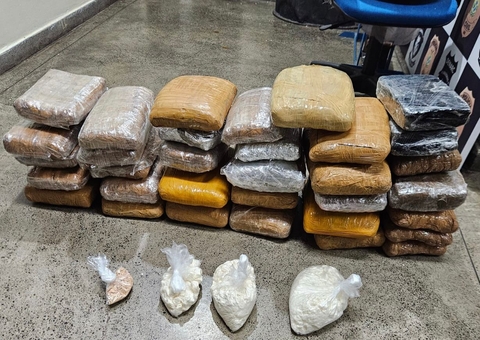 Dupla presa com R$ 600 mil em drogas fazia entrega de entorpecentes em Manaus