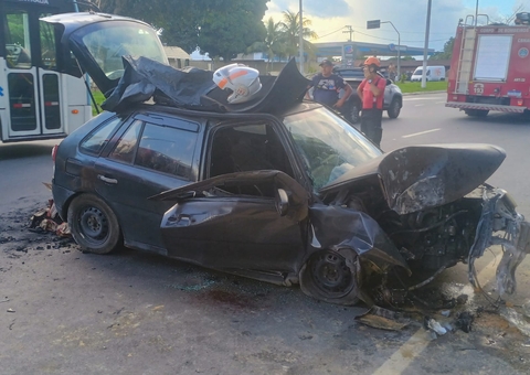 Criança segue internada em hospital após acidente na Avenida do Turismo