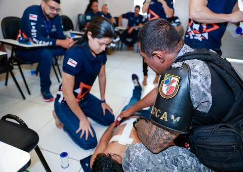 Detran prepara agentes de trânsito para atuarem com primeiros socorros no Festival de Parintins
