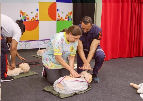 Profissionais de creches são capacitados para primeiros socorros em Manaus