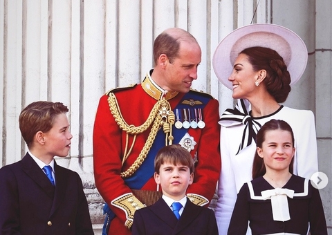 Príncipe William aparece em foto divertida com os filhos em aniversário 