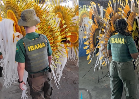 Fantasias de Caprichoso e Garantido passam por vistoria do Ibama