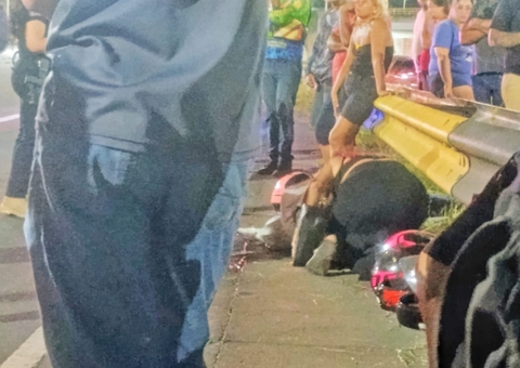 Motociclista se desequilibra e morre em acidente na Avenida das Torres