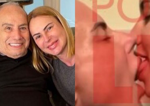Esposa de Stênio Garcia beija mulher de língua em vídeo vazado