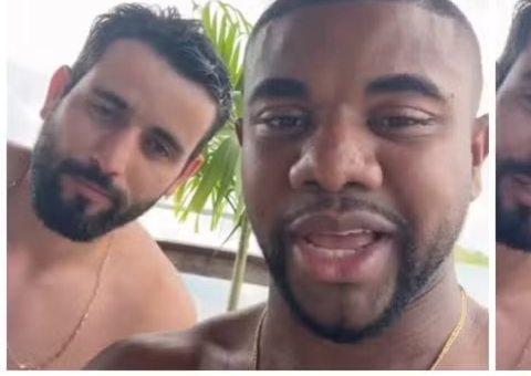 Davi Brito se diverte com Matteus Amaral em Parintins e nega rivalidade; vídeos