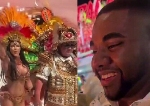 Davi 'baba' pela musa do Garantido e Jaqueline Grohalski entrega: 'tá apaixonado'