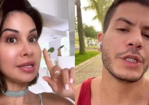 Maíra Cardi reage, chama Arthur Aguiar de caloteiro e diz que suas músicas são ruins