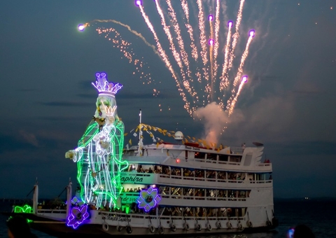 Procissão Romaria das Águas sairá do Mirante Lúcia Almeida rumo a Parintins