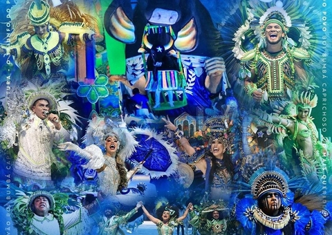 Caprichoso comemora tricampeonato com feijoada e Bar do Boi em Manaus