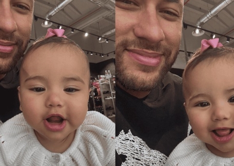 Neymar se emociona ao ver os primeiros passos da filha Mavie; veja vídeo