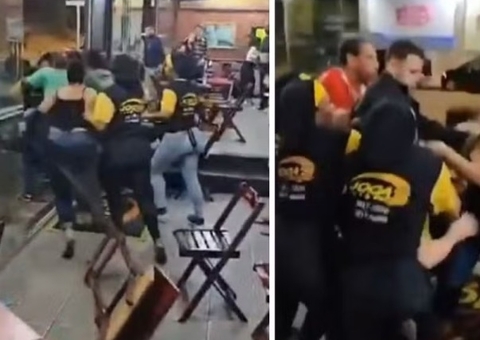 Funcionária e ex-empregada protagonizam panc4daria generalizada; vídeo