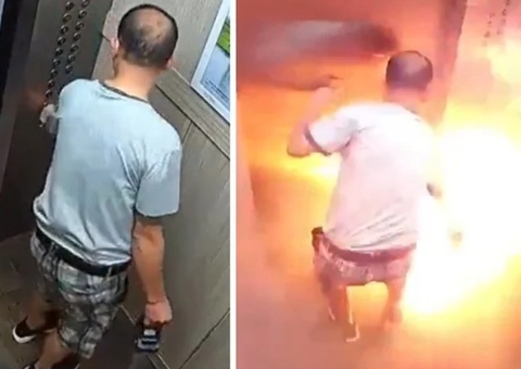Homem morre carbonizado após bateria de lítio explodir em elevador; vídeo